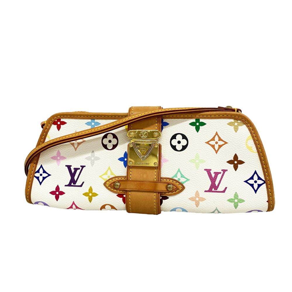Louis Vuitton Monogram Multicolor Shirley Shoulder Bag M40049 Blanc (Women's)